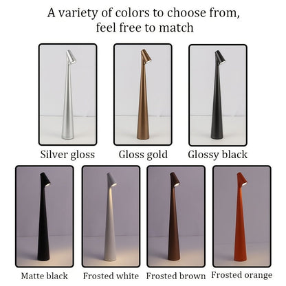 Rechargeable Touch LED Table Lamp – 3 Color Dimmable Light for Reading & Bedroom