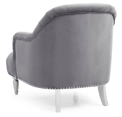 Elegant Traditional Armchair with Nailhead Trim