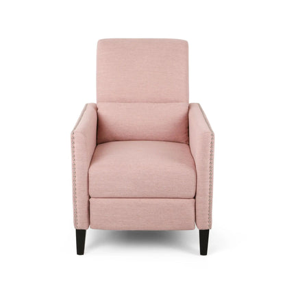 Kiersten Contemporary Fabric Pushback Recliner