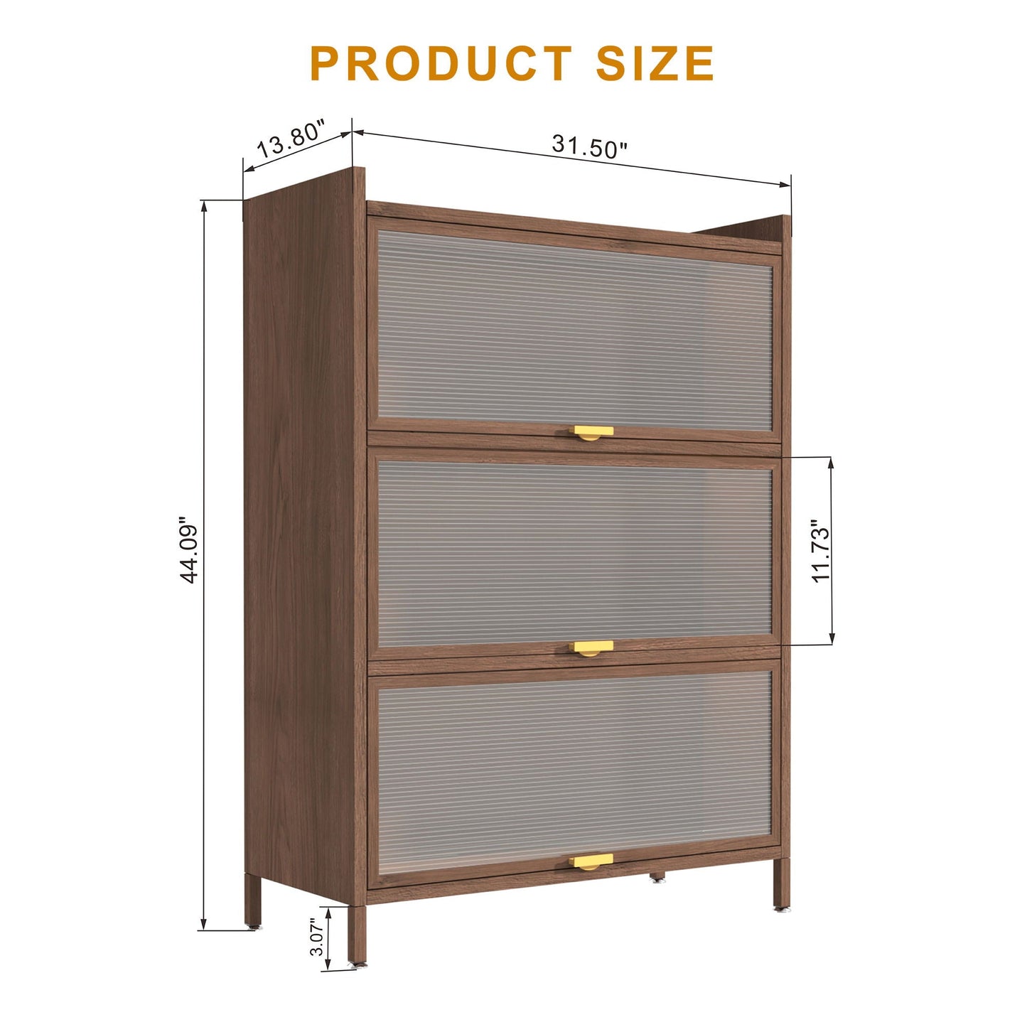 Flip Doors Cabinet tall display unit in warm wood with glass shutter panels HouseOfZazla on Tampa Home & Garden Store