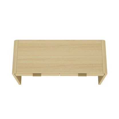 Oak office desk with 2 drawers, light oak finish, Grace modern desk by HouseOfZazla on Tampa Home & Garden Store