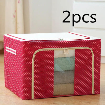 Steel Frame Storage Box With Oxford Cloth Cover