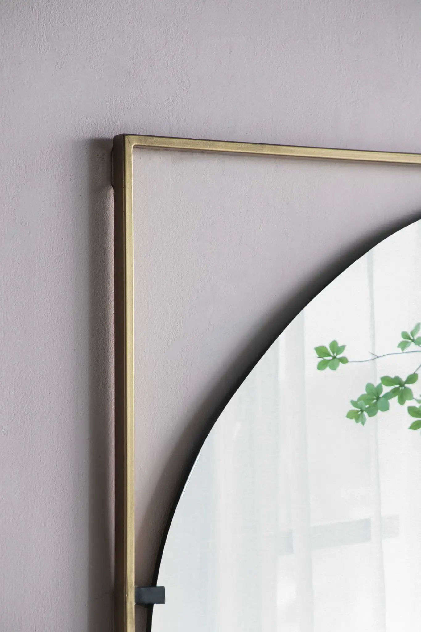 Poppy Mirror With Metal Frame Design Bathroom