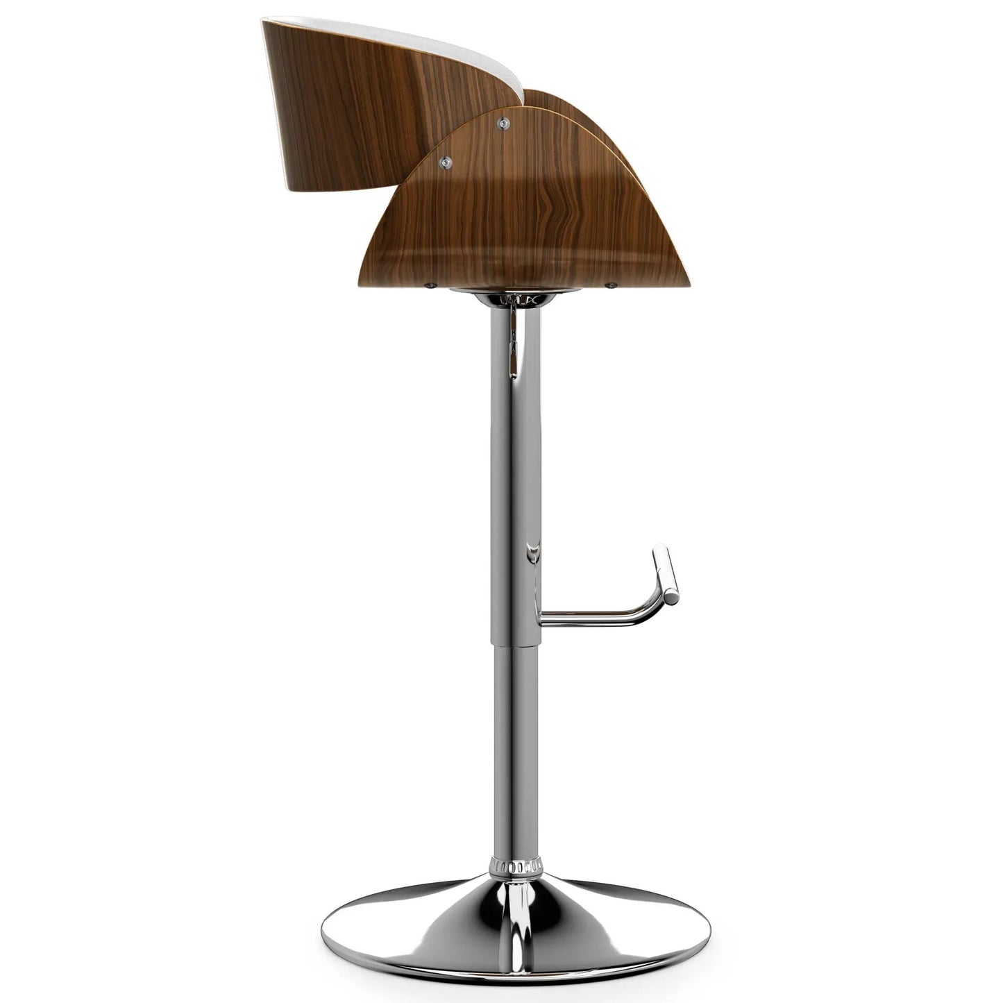 Mid Century Modern Adjustable Swivel Bar Stool