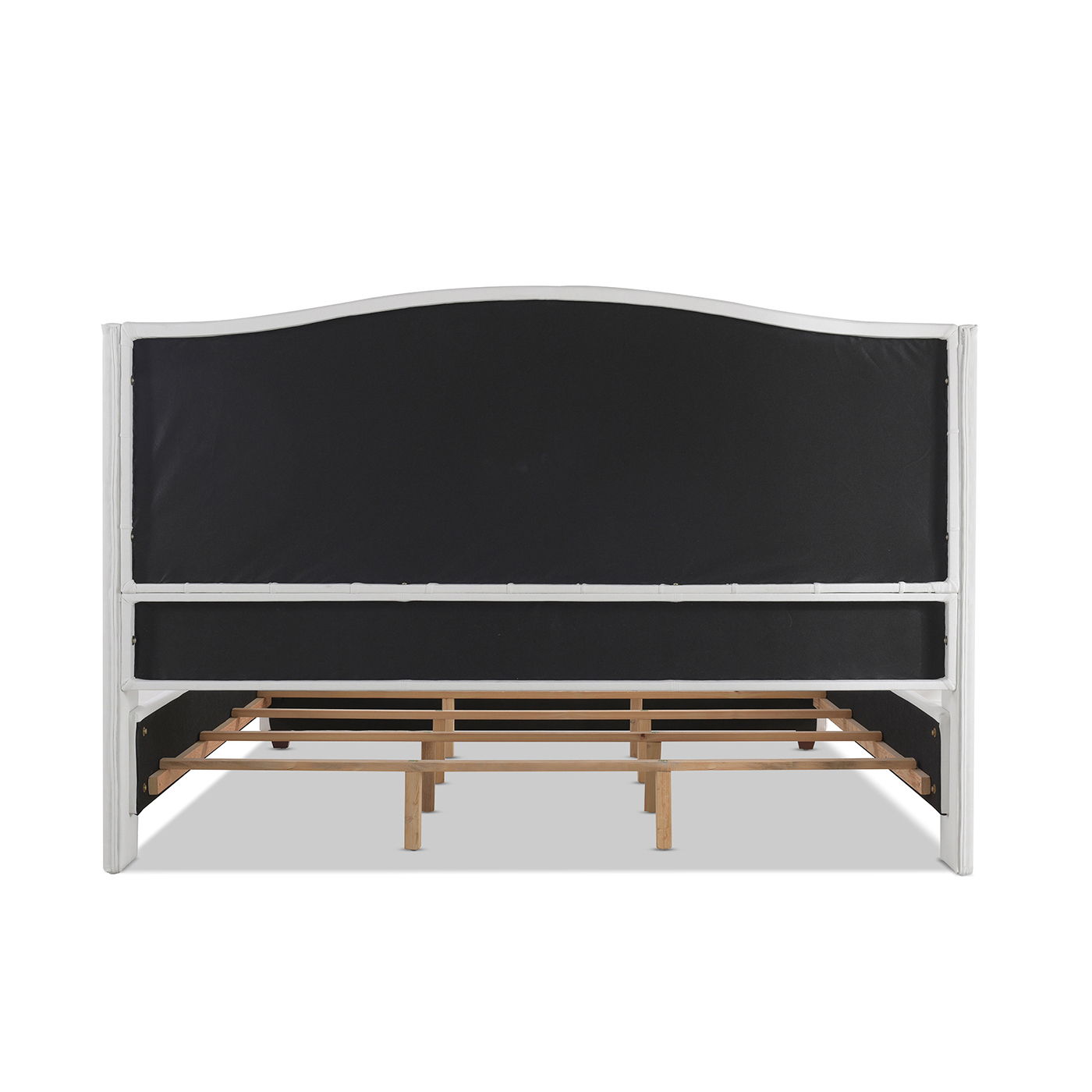 Solid Upholstered Bed Frame and Headboard Set