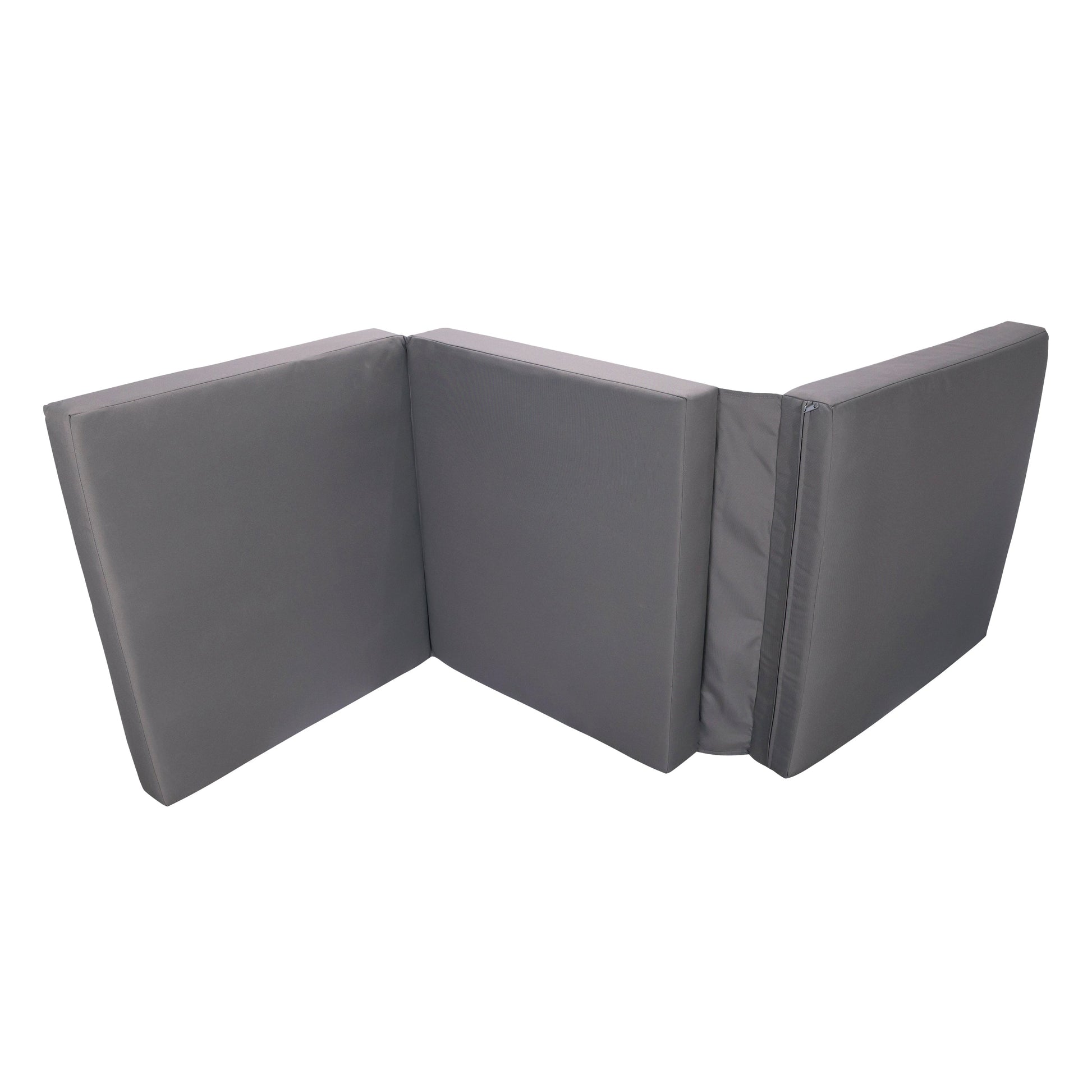 Gray Broadway Ian Chaise Lounge Cushion triple-fold back & seat cushion by HouseOfZazla on Tampa Home & Garden Store