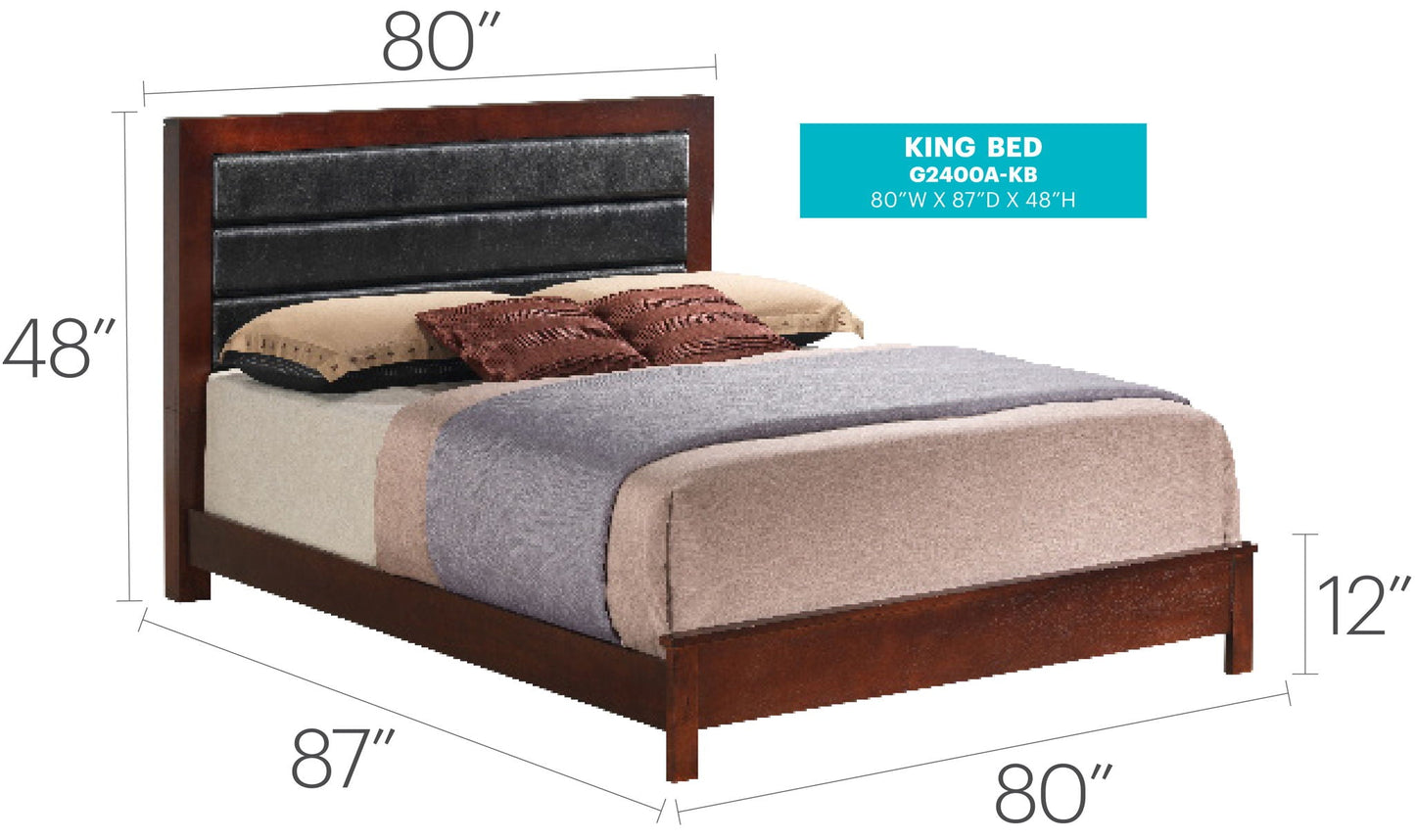 Comfortable Modern Full Bed and Wood Frame
