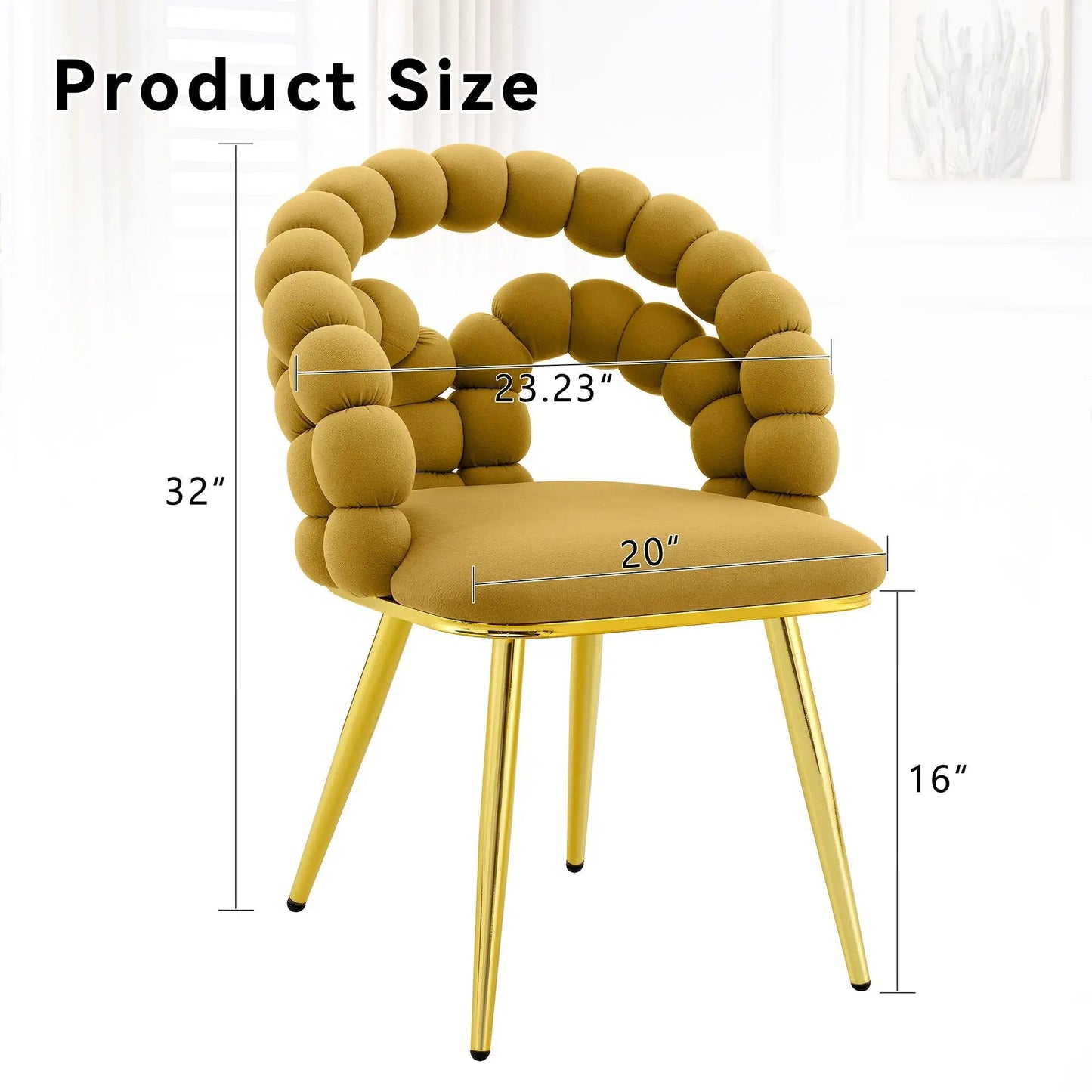 Puffy Bubble Ball Chain Chairs For Dining Room