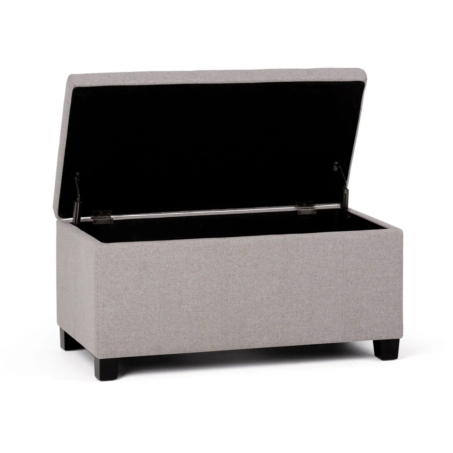Dover Upholstered Storage Ottoman Bench with Lid