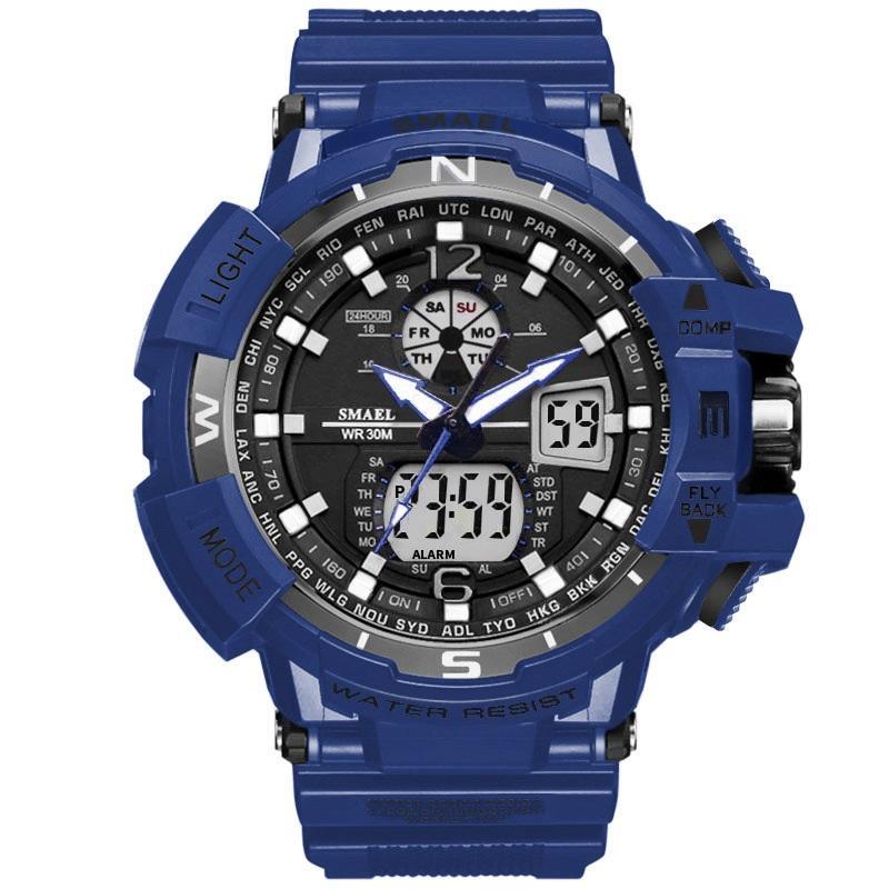 Digital Military Watch for Men Waterproof Quartz