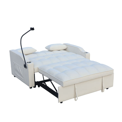 Modern Loveseat Futon Sofa with Pullout Bed