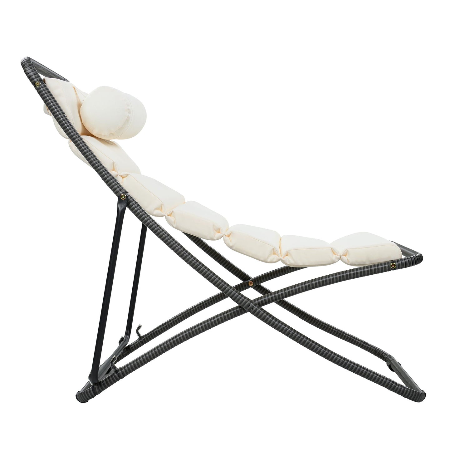Pair of Outdoor Chairs with Adjustable Backrest
