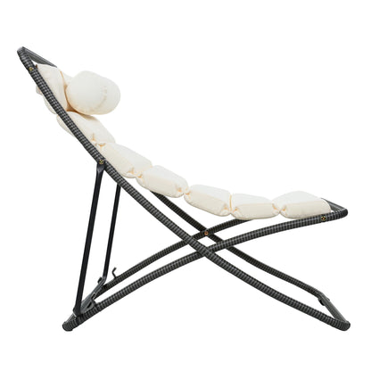 Pair of Outdoor Chairs with Adjustable Backrest