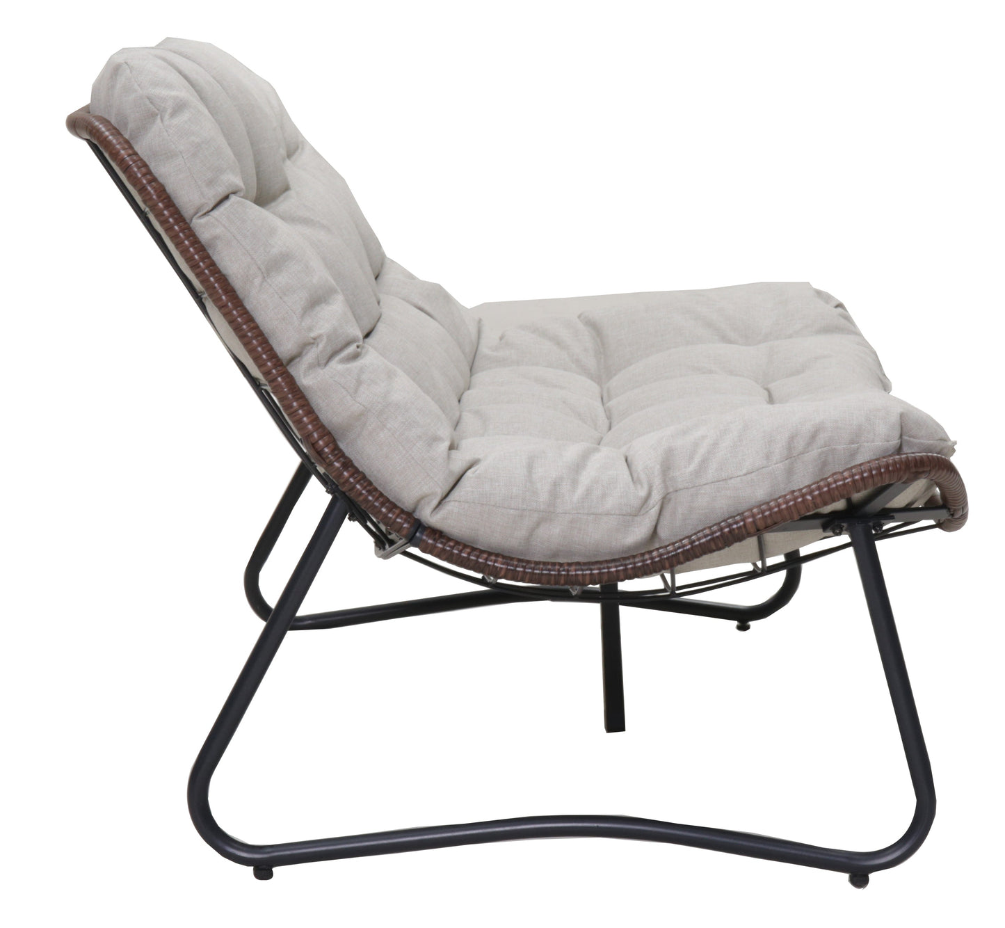 Outdoor Patio Loveseat and Luxury Cushions