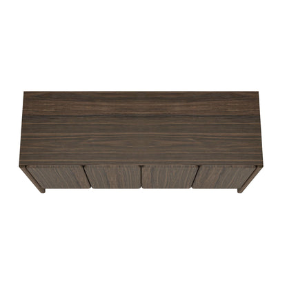 Linda Sideboard with adjustable shelves and soft-close doors in dark brown by HouseOfZazla on Tampa Home & Garden Store