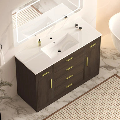 Bathroom Vanity with Ample Storage and Soft Doors
