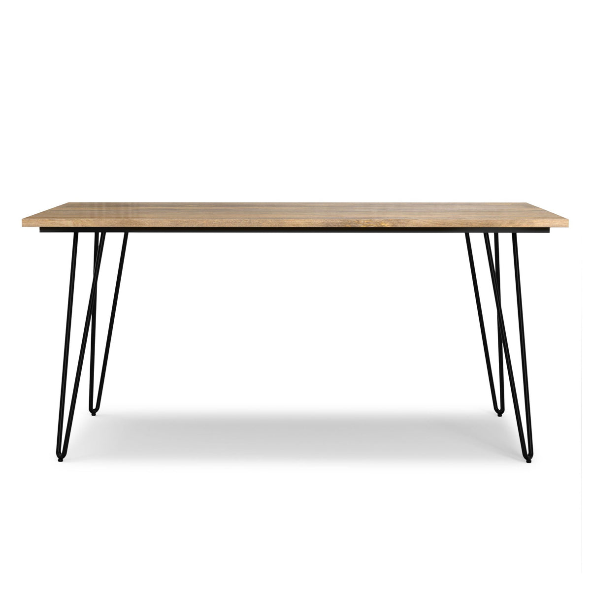 Square Mango Wood Dining Table with Hairpin Legs by HouseOfZazla on Tampa Home & Garden Store