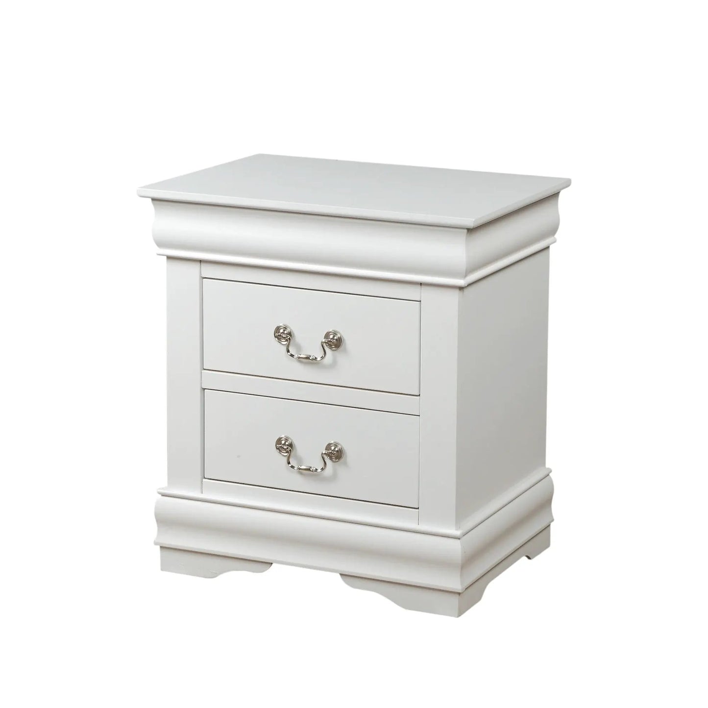 Louis Philippe Accent Nightstand With Drawers