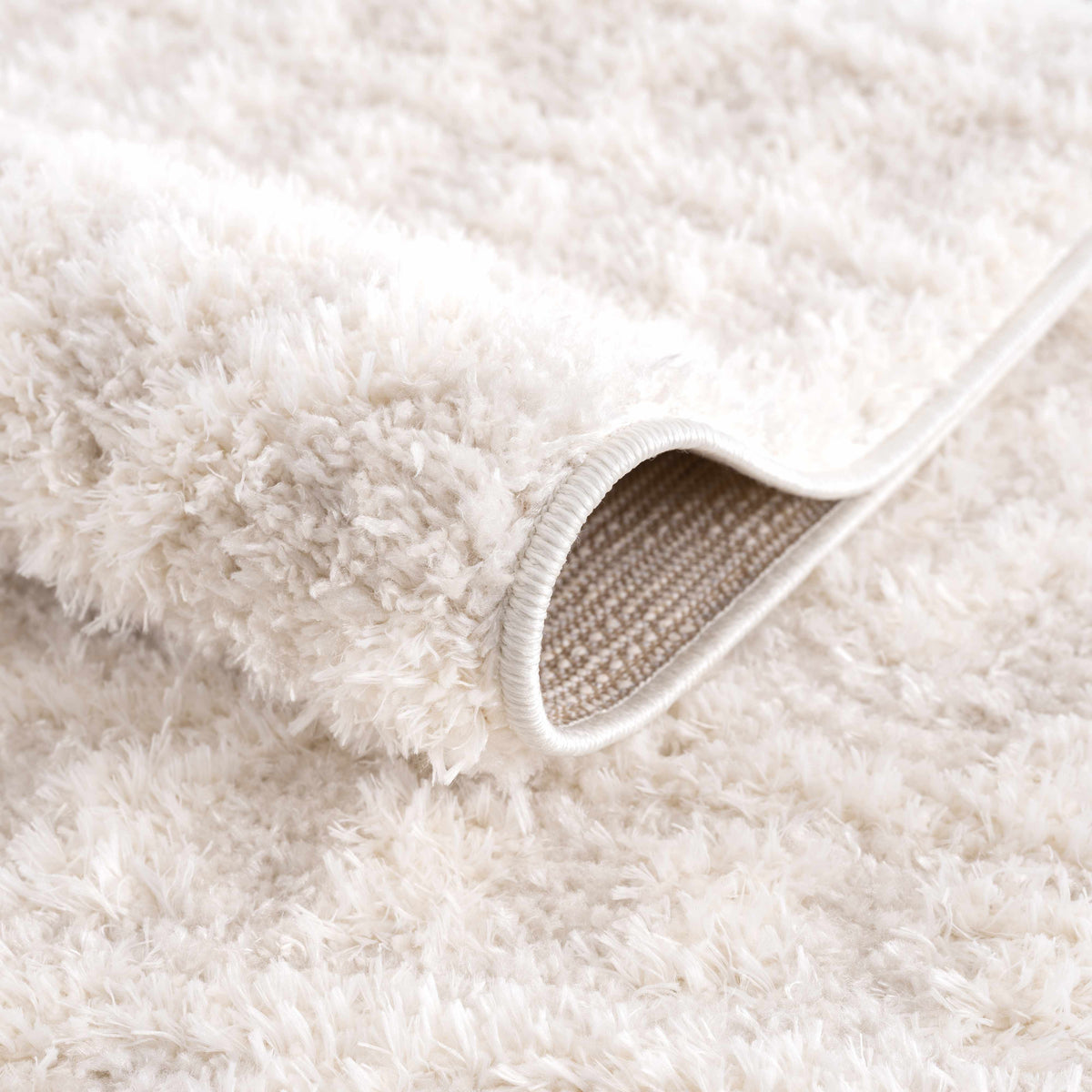 Eivin Cream Diamonds Plush Rug, cream plush shag by Boutique Rugs on Tampa Home & Garden Store