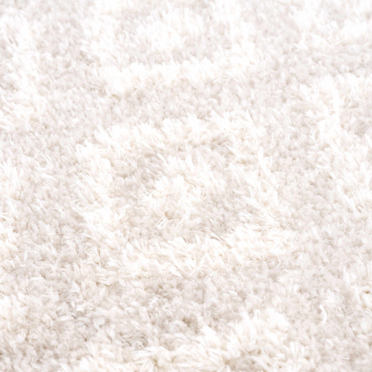Eivin Cream Diamonds Plush Rug ivory cream shag with plush high pile by Boutique Rugs on Tampa Home & Garden Store