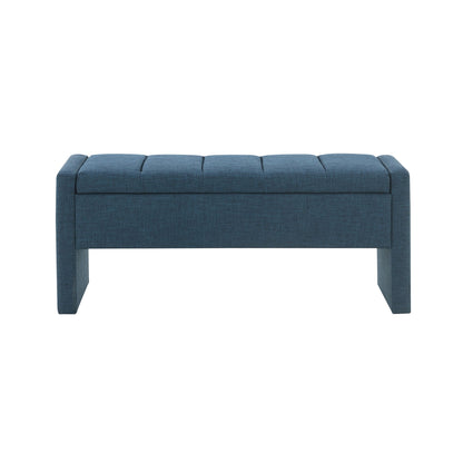 Modern Upholstered Bed End Bench with Storage