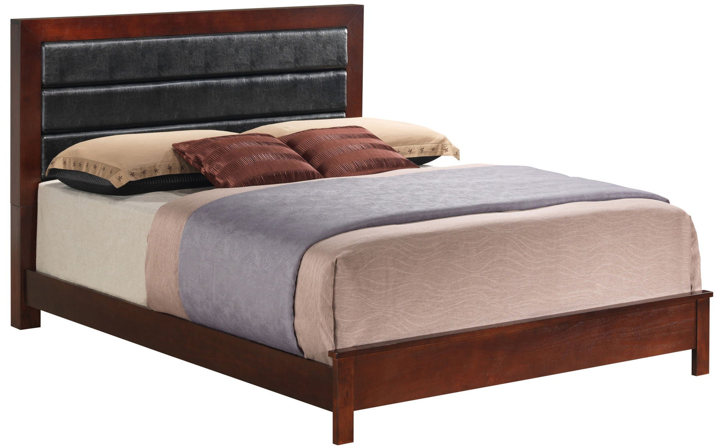 Comfortable Modern Full Bed and Wood Frame