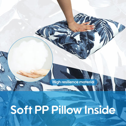 Set of 2 Waterproof Outdoor Throw Pillows