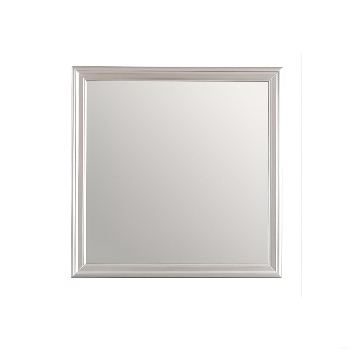 Traditional wall mirror with a silver-toned multi-layer beveled frame by HouseOfZazla on Tampa Home & Garden Store