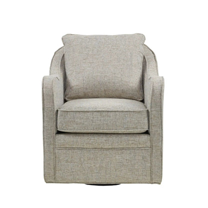 Wide Seat Arm Chair with 360 Degree Rotation