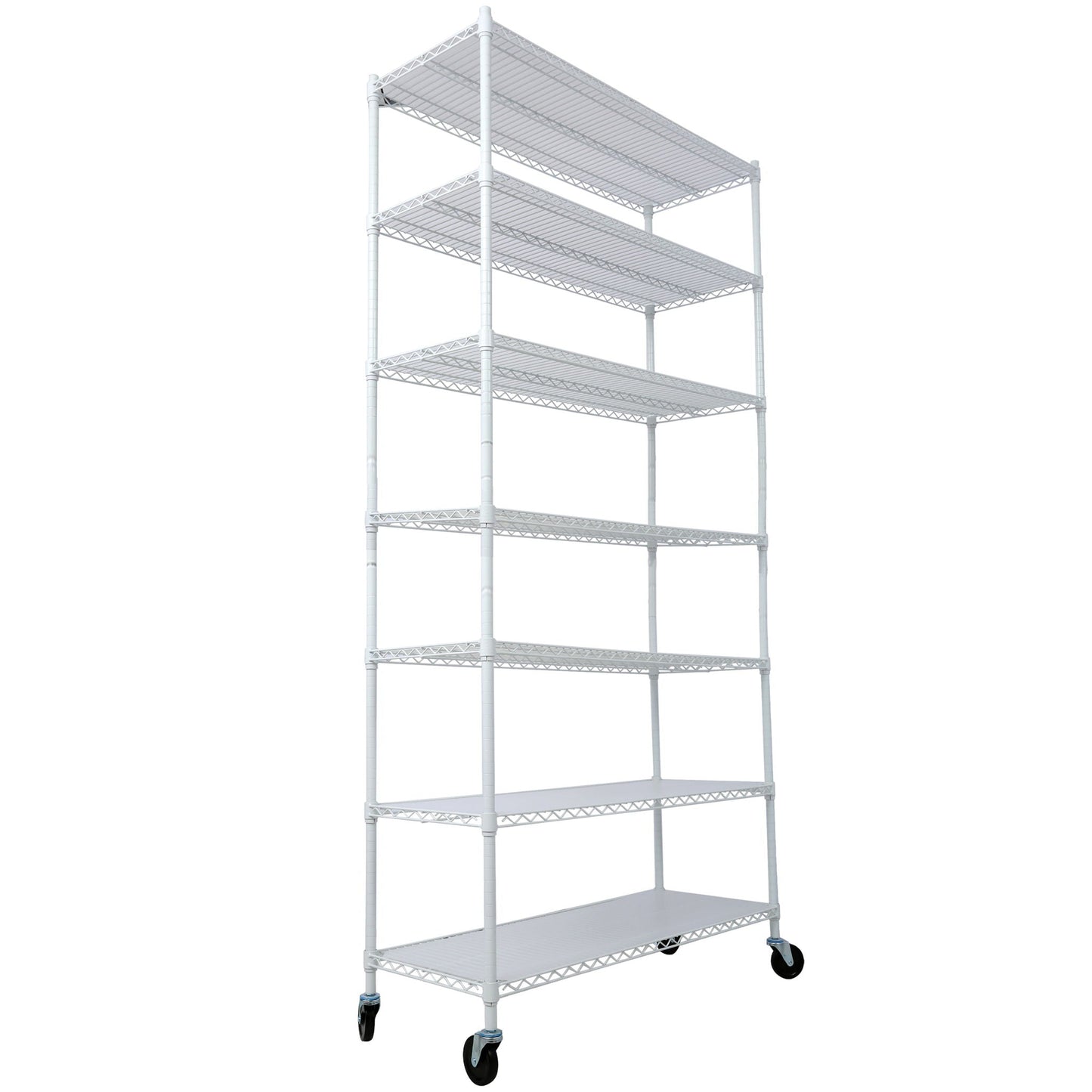 7 Tier Heavy Duty Wire Shelving and Storage Rack