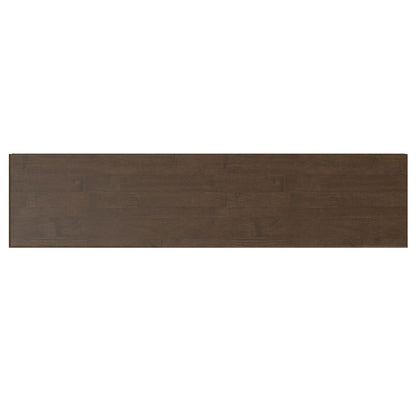 Draper Handcrafted Low Bookcase in Solid Wood