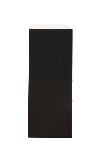 Marilla Dresser with molded resin fronts in black finish by HouseOfZazla on Tampa Home & Garden Store