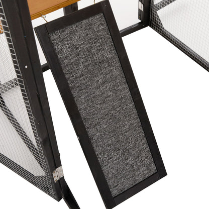 Multi Level Outdoor Cat Enclosure and Platform