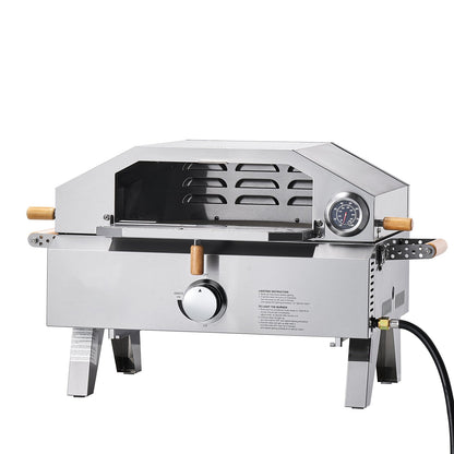 Portable Outdoor 13 Inch Gas Pizza Oven And Grill