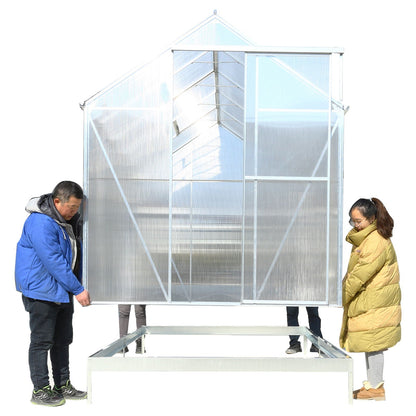 Heavy Duty Polycarbonate Greenhouse Kit and Door