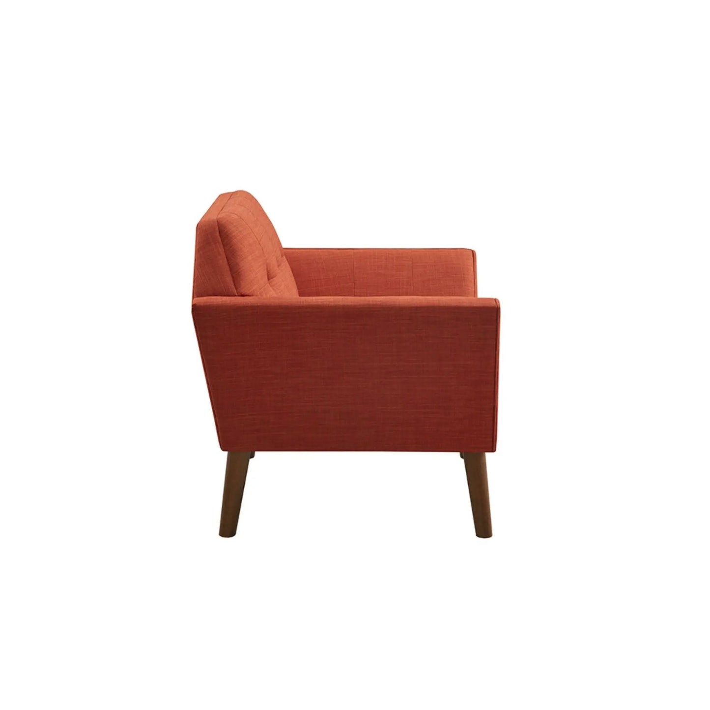 Lounge Chair With Button Tufting Mid Century
