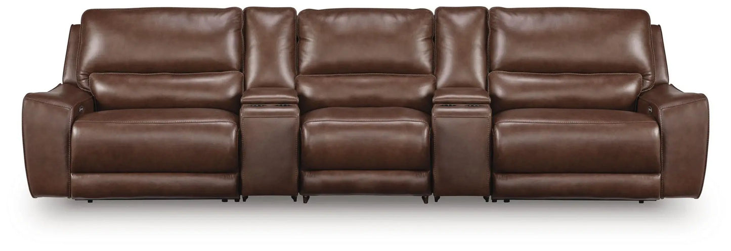 DeepWakes Power Reclining Sectional with Chaise