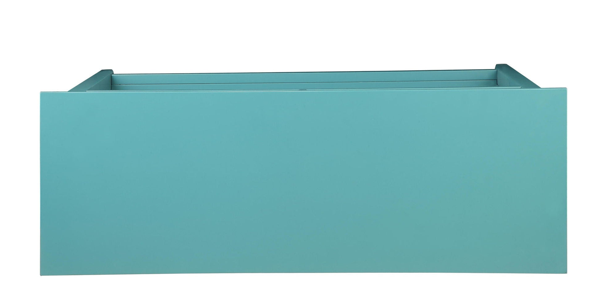 Flavius Console Table teal finish with open storage cavity, HouseOfZazla on Tampa Home & Garden Store