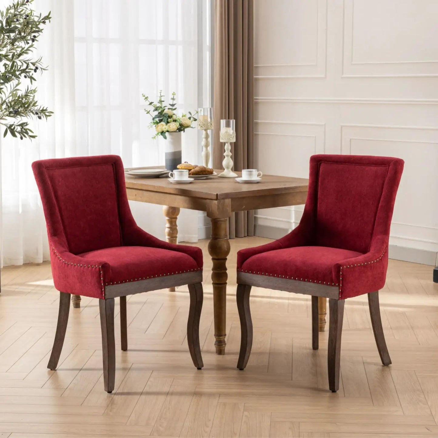Ultra Side Dining Chair Set of 2 With High Back