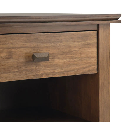 Artisan Handcrafted Bedside Table with Drawer