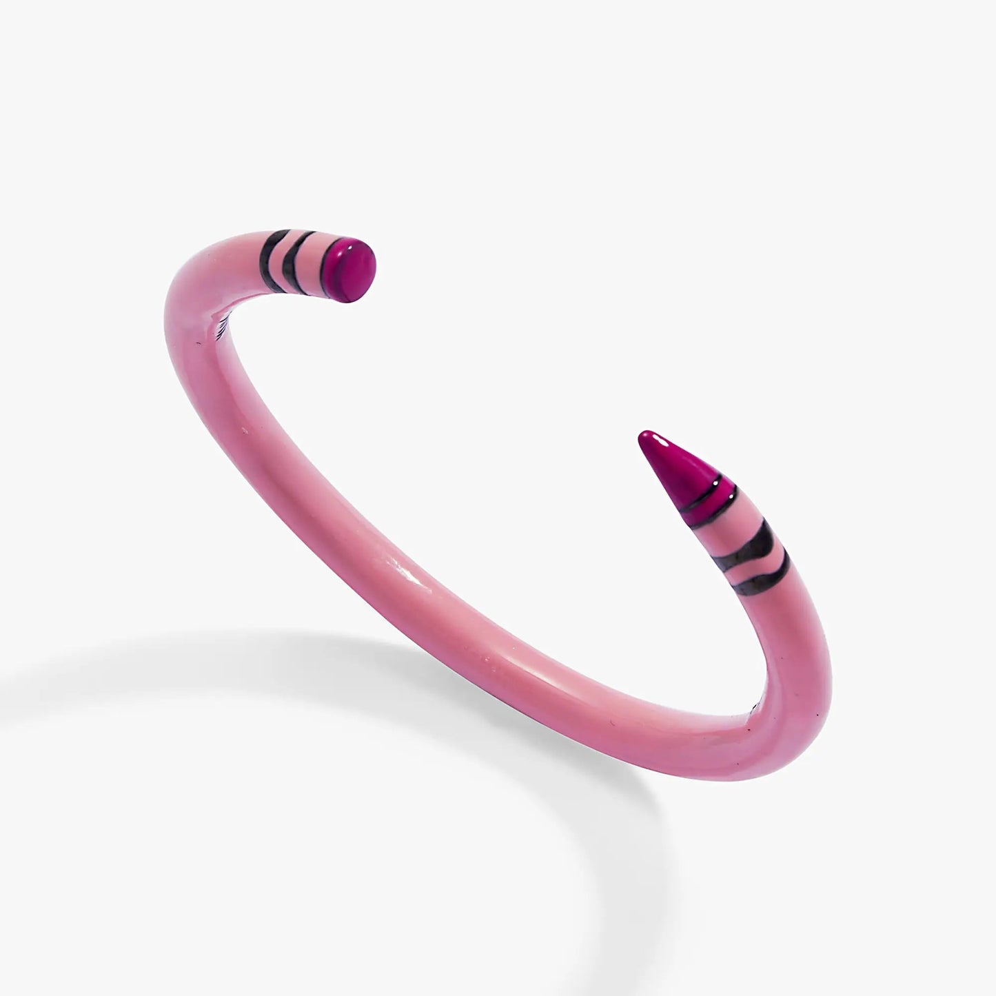 Crayola Tickle Me Pink Crayon Cuff Bracelet