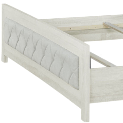 Jehoram Lozenge Bed and Padded Upholstered Frame