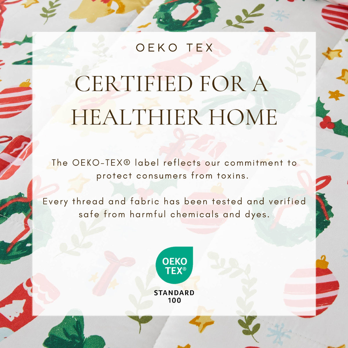 Reversible Christmas Comforter and Sham Set by Great Bay Home, Odette Collection, OEKO-TEX 100 on Tampa Home & Garden Store