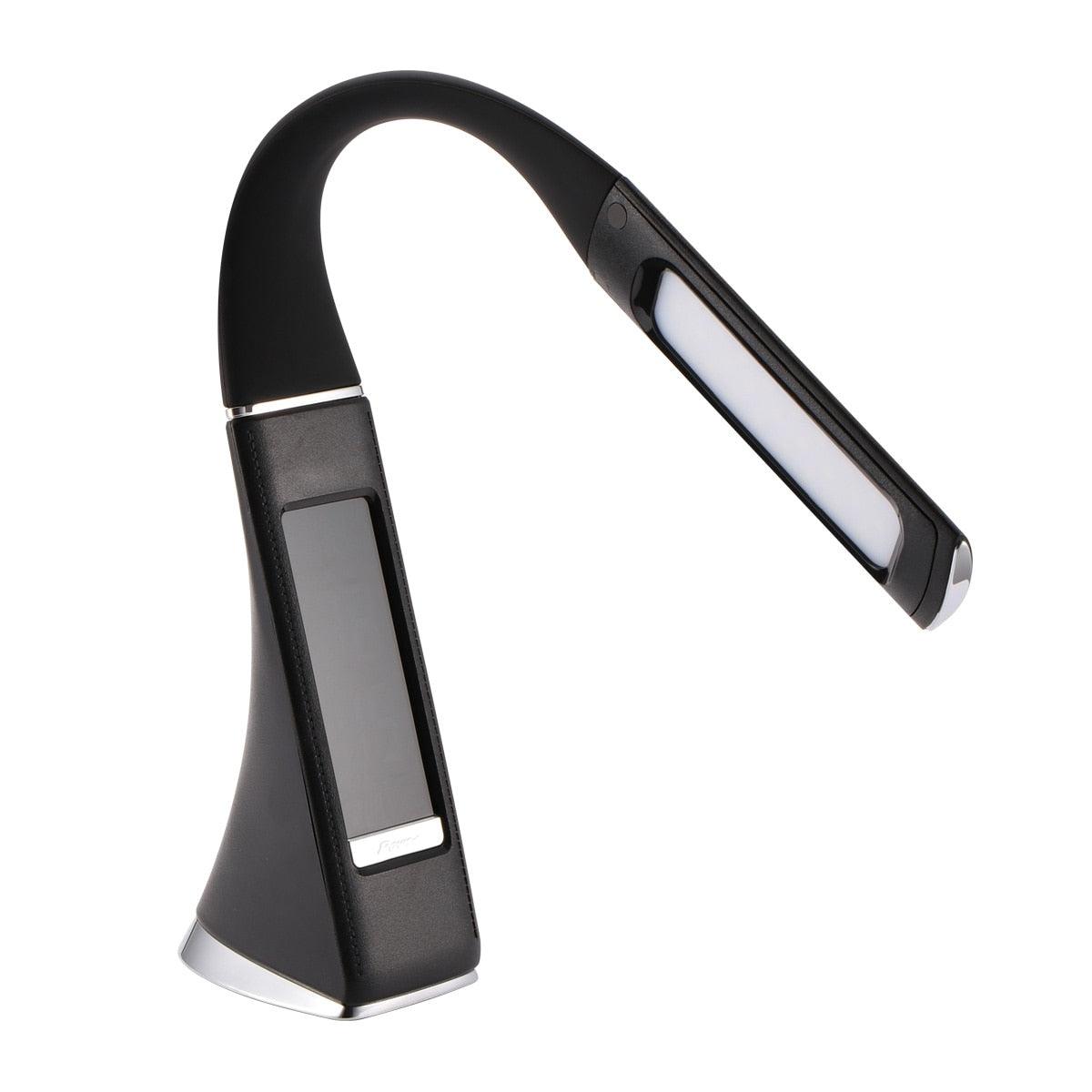 Desk lamp Stevvex ST125124AYK black LED calendar clock, dimmable light, built-in display on Tampa Home & Garden Store