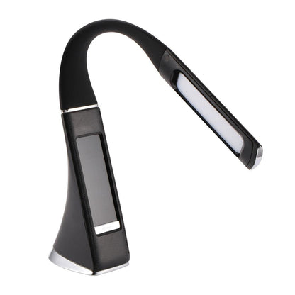 Desk lamp Stevvex ST125124AYK black LED calendar clock, dimmable light, built-in display on Tampa Home & Garden Store