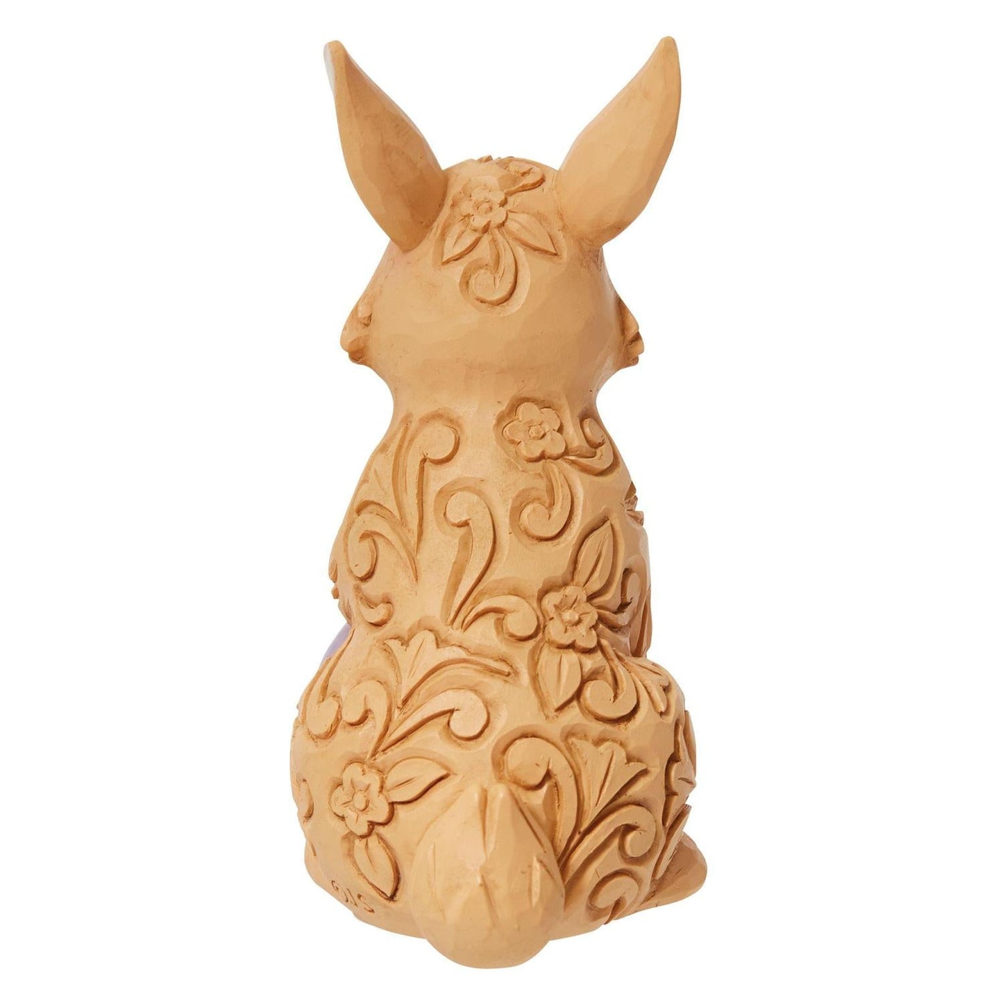 Mini figurine de lapin de Pâques à fleurs