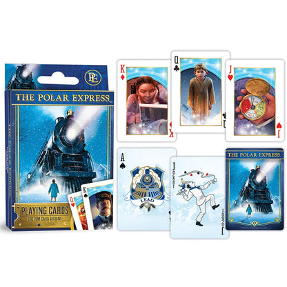 Las cartas de juego de Polar Express