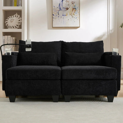 Convertible Chaise Lounge Chair With USB Ports