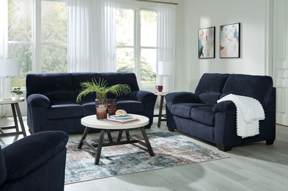 SimpleJoy Corduroy Living Room Sofa and Loveseat