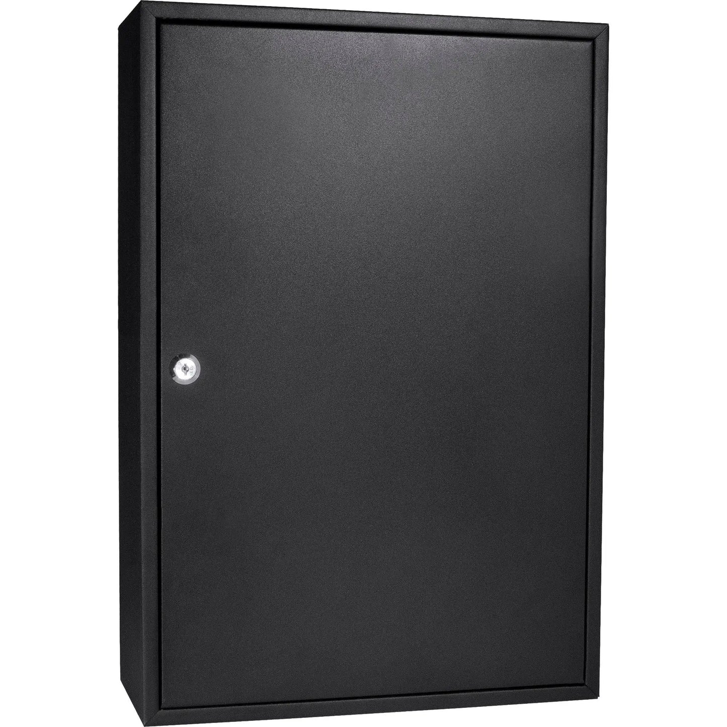 Adjustable Key Cabinet With Lock black metal wall storage cabinet with round lock on Tampa Home & Garden Store